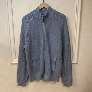 Orton Brothers Cotton Full-Zip Shaker Cardigan size XL